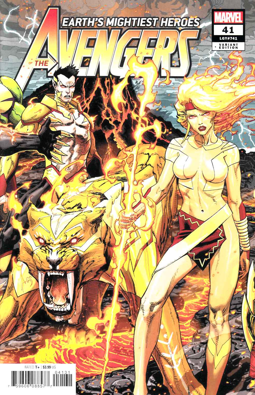 Avengers #41 Weaver Connecting Variant Cover Near Mint (9.4) [Marvel Comic] THUMBNAIL