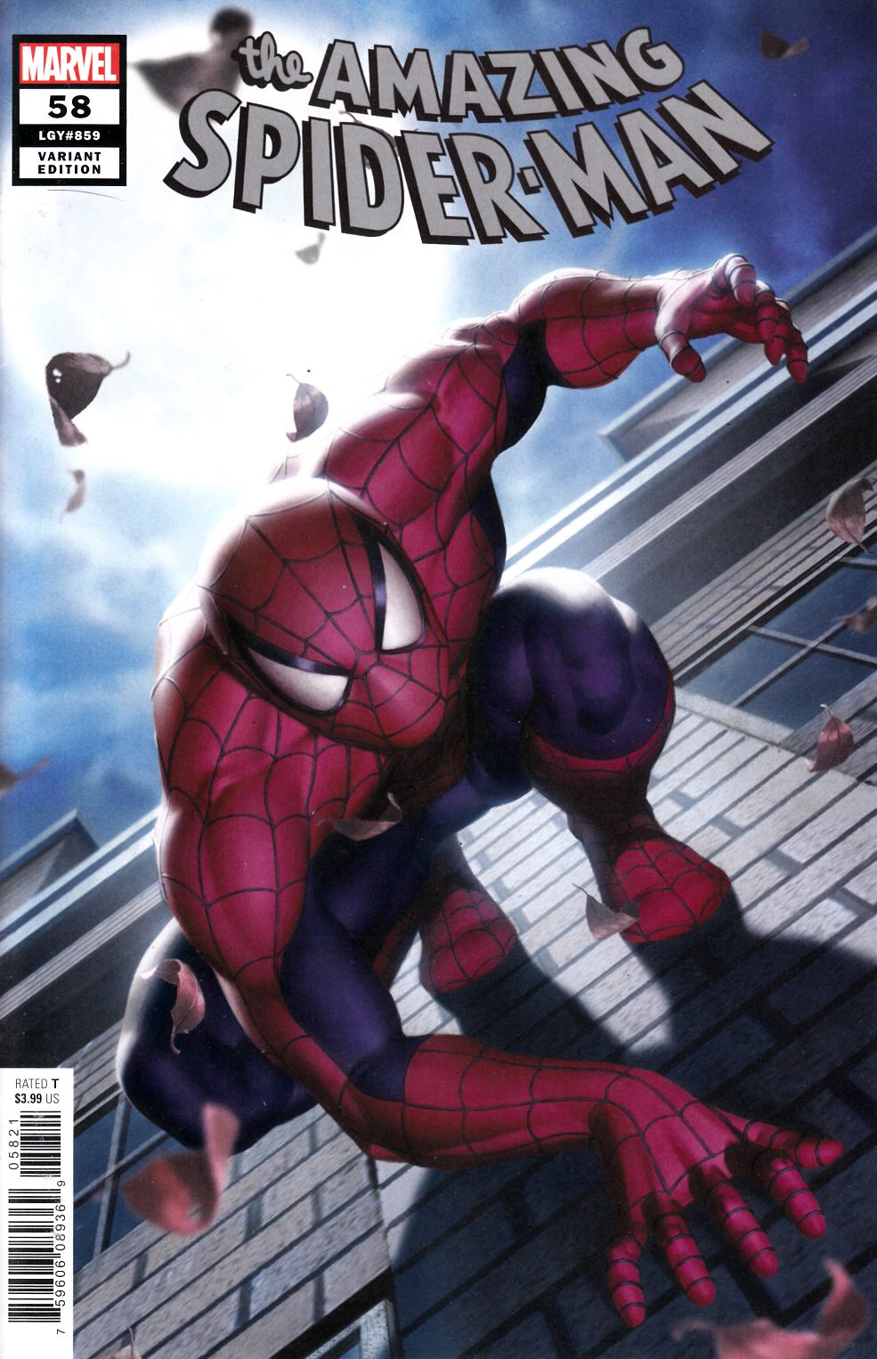 Amazing Spider-Man #58 Yoon Variant Cover Near Mint (9.4) [Marvel Comic] LARGE