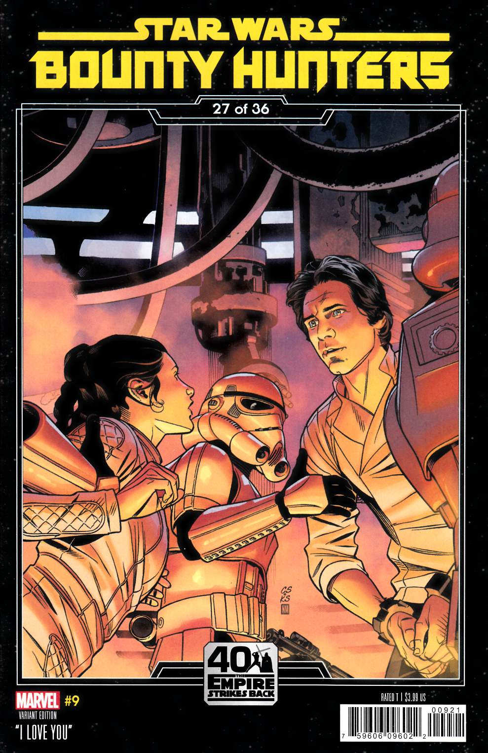 Star Wars Bounty Hunters #9 Sprouse Variant Cover Near Mint (9.4) [Marvel Comic] THUMBNAIL