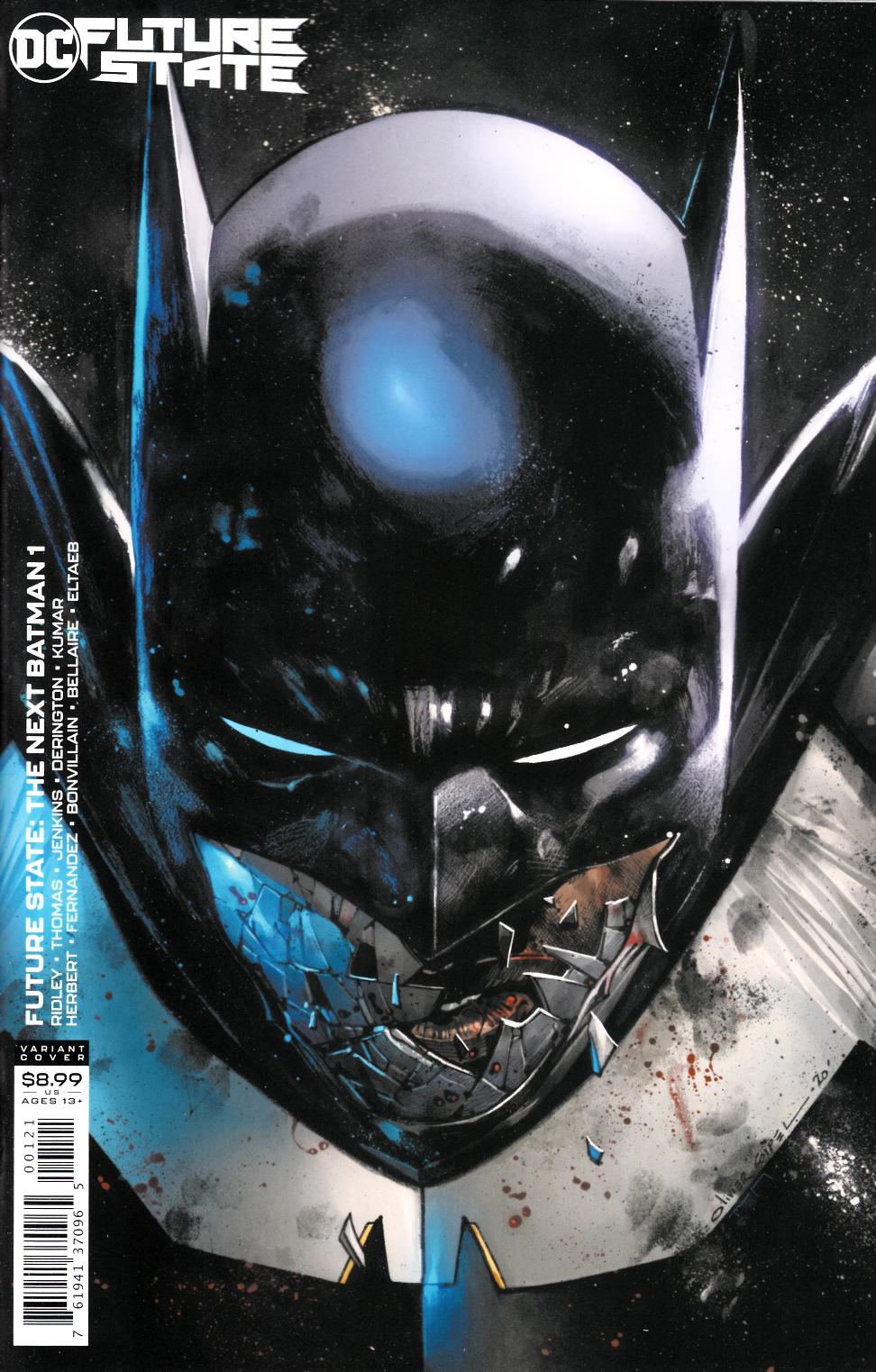 Future State the Next Batman #1 Coipel Variant Cover Near Mint (9.4) [DC Comic] LARGE