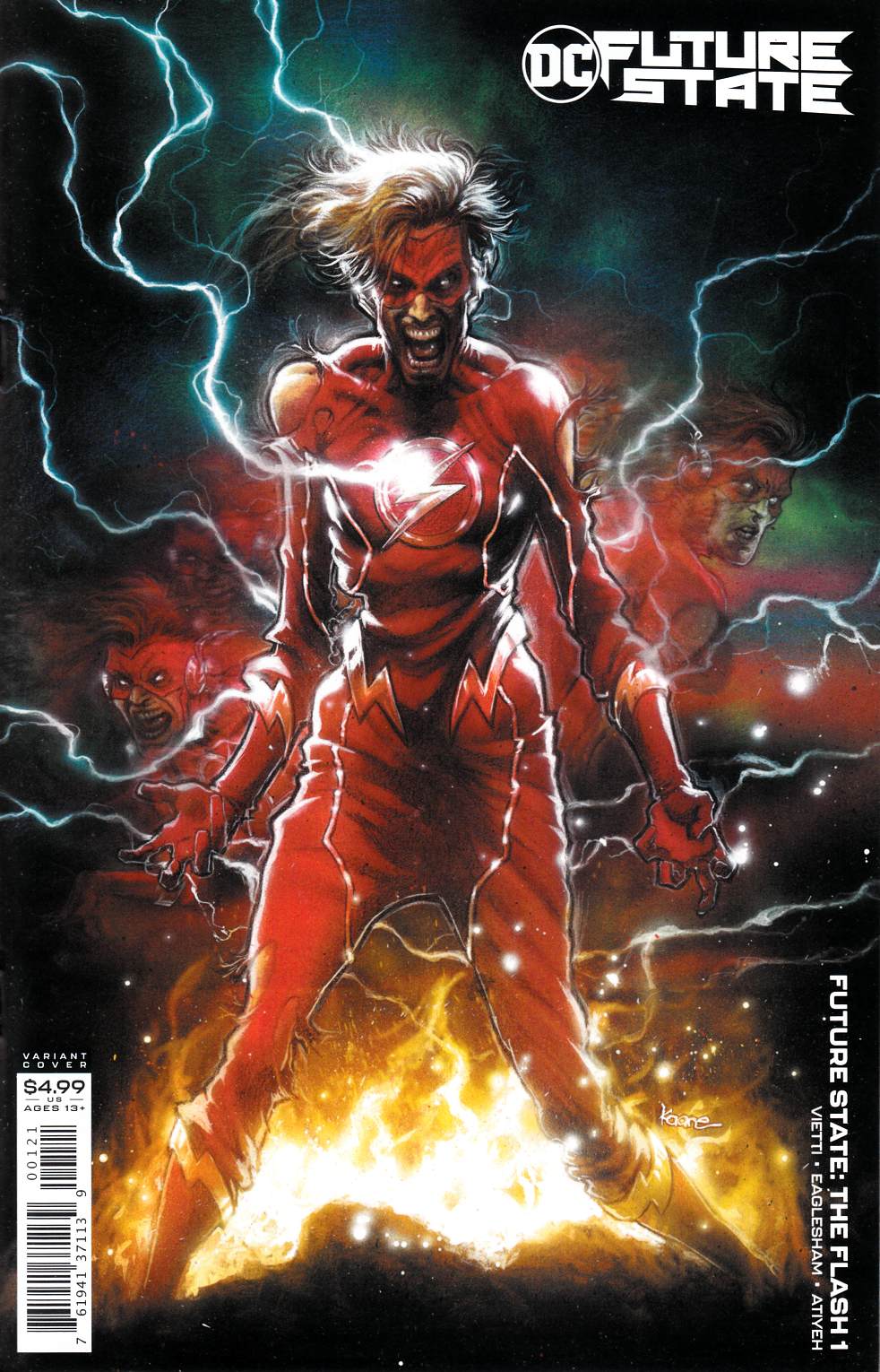 Future State Flash #1 Andrews Variant Cover Near Mint (9.4) [DC Comic] LARGE