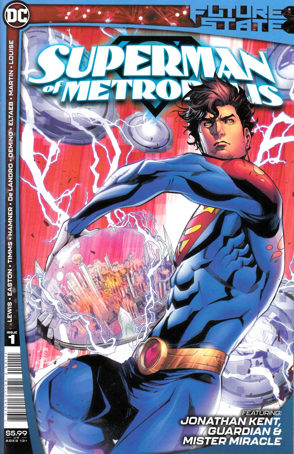 Future State Superman of Metropolis #1 Near Mint (9.4) [DC Comic] LARGE
