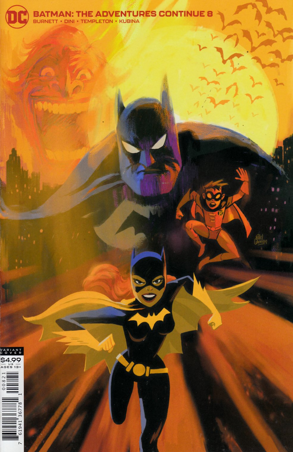 Batman the Adventures Continue #8 Del Carmen Variant Cover Very Fine (8.0) [DC Comic] THUMBNAIL
