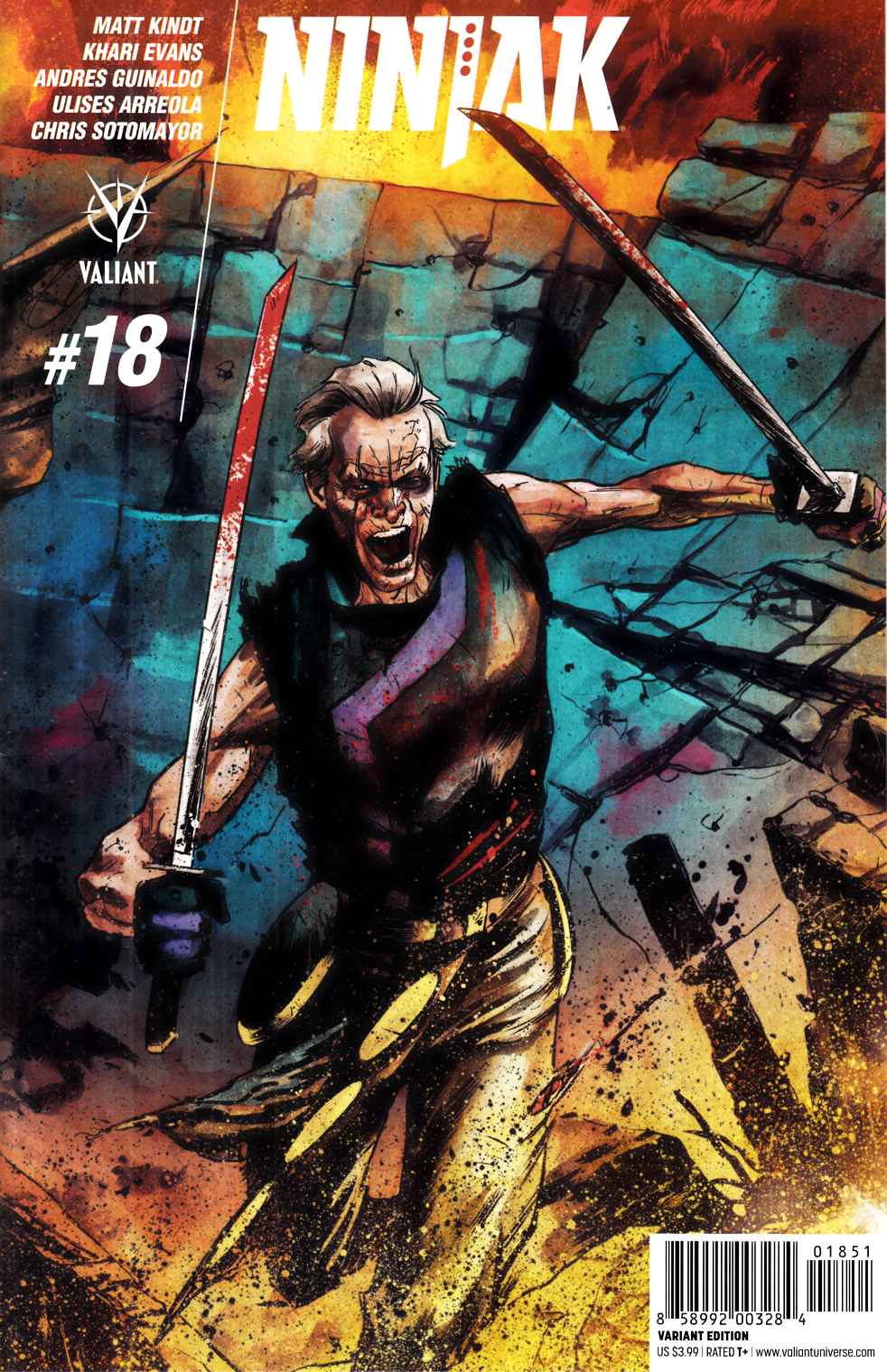 Ninjak #18 Cover E- Interlock B Gorham Incentive [Valiant Comic] THUMBNAIL