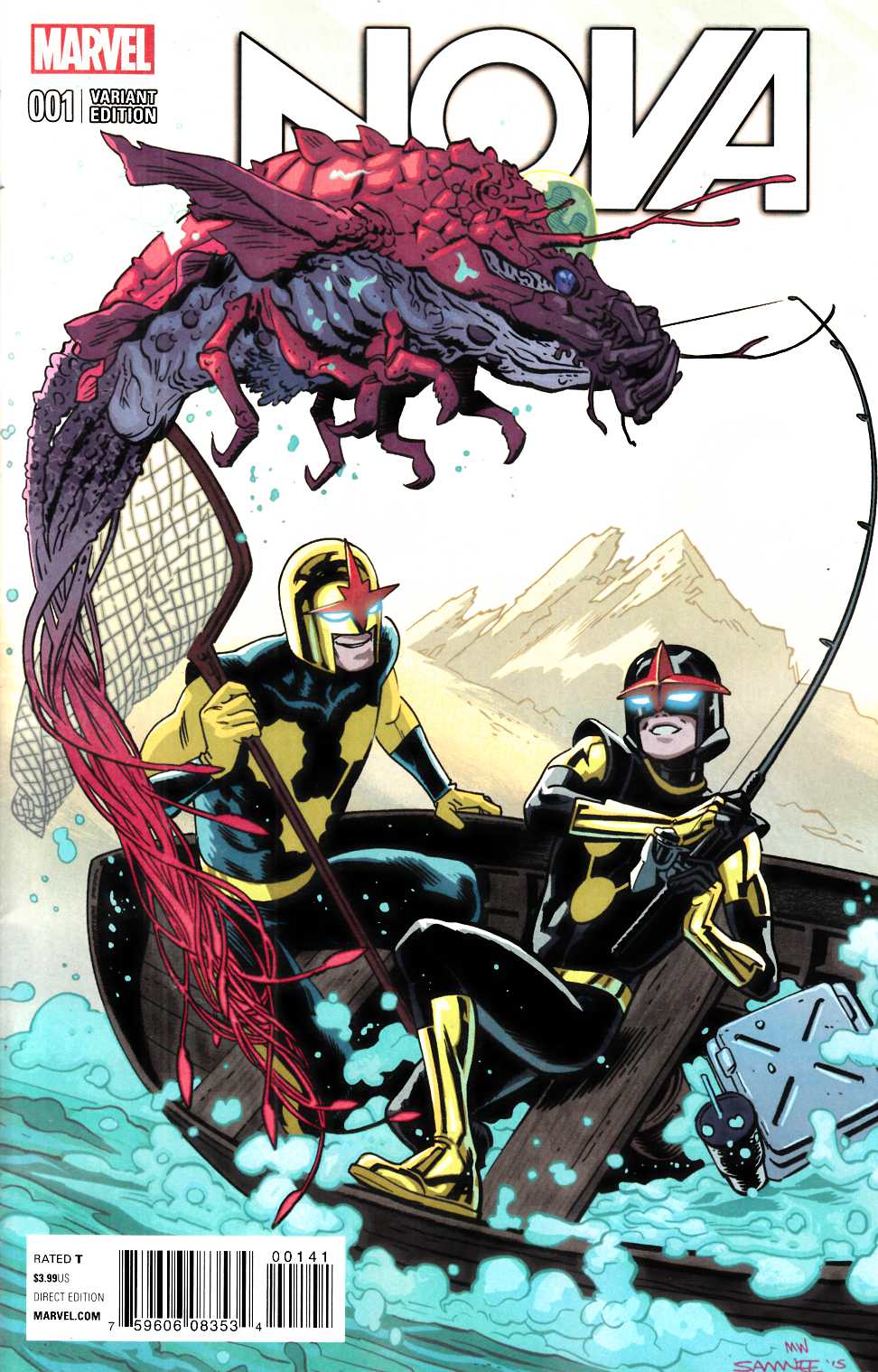 Nova #1 Samnee Variant [Marvel Comic] LARGE