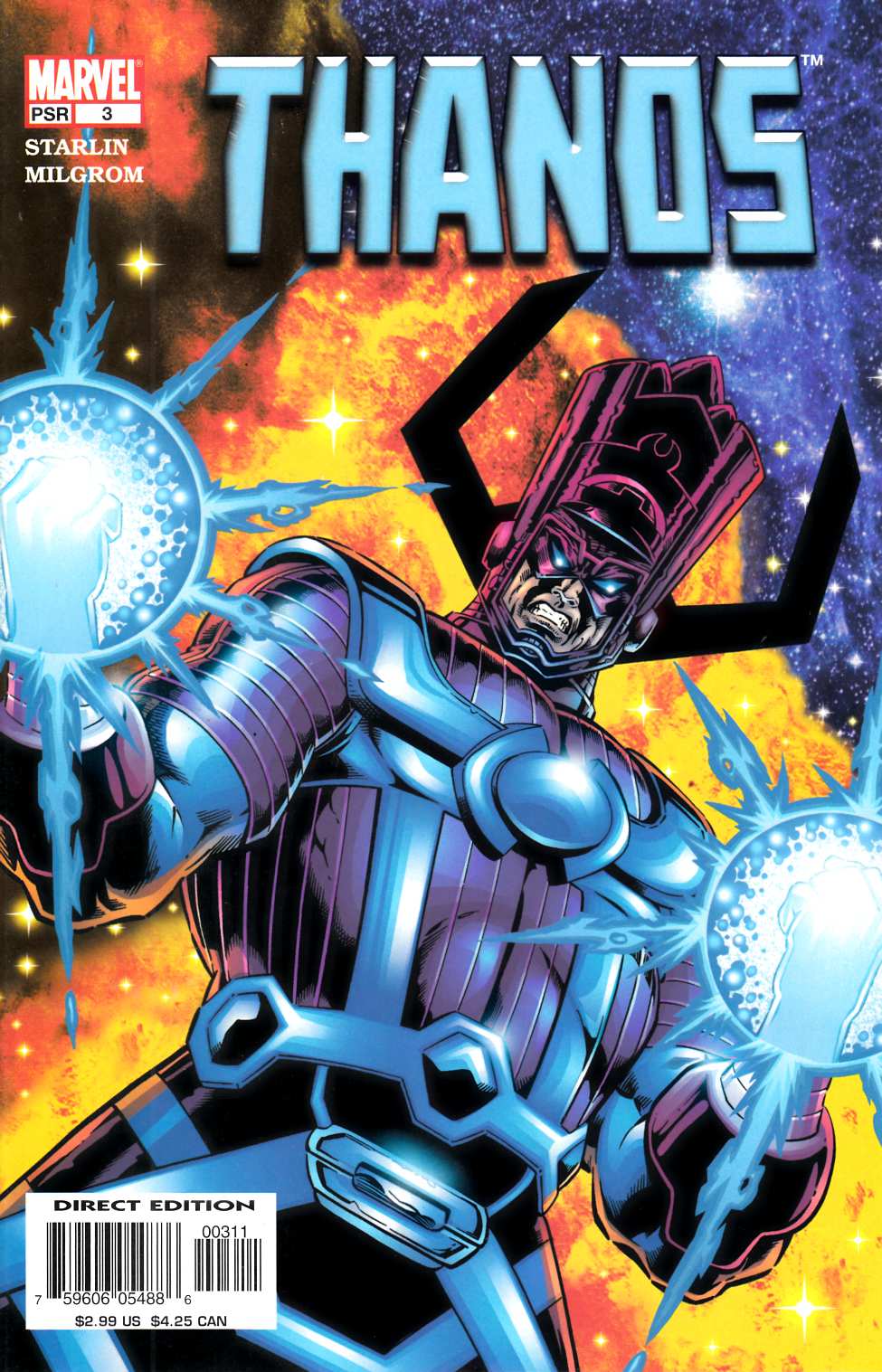 Thanos #3 Near Mint (9.4) [Marvel Comic] THUMBNAIL