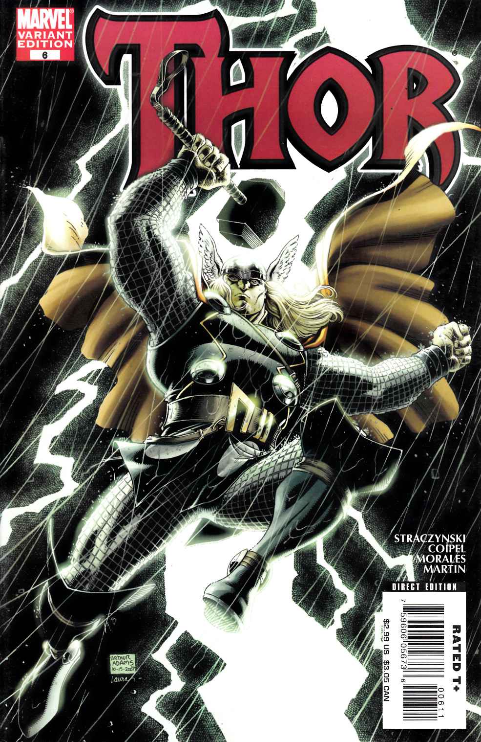 Thor #6 Cover B Very Fine (8.0) [Marvel Comic] THUMBNAIL