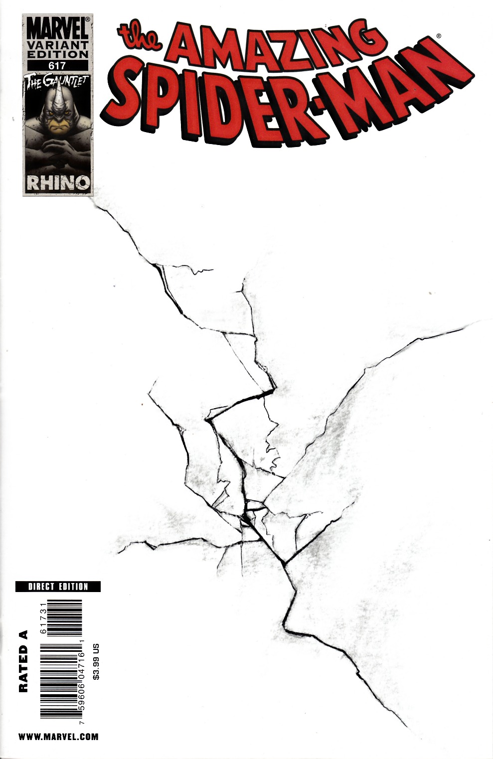 Amazing Spider-Man #617 Cover B Near Mint (9.4) [Marvel Comic] THUMBNAIL