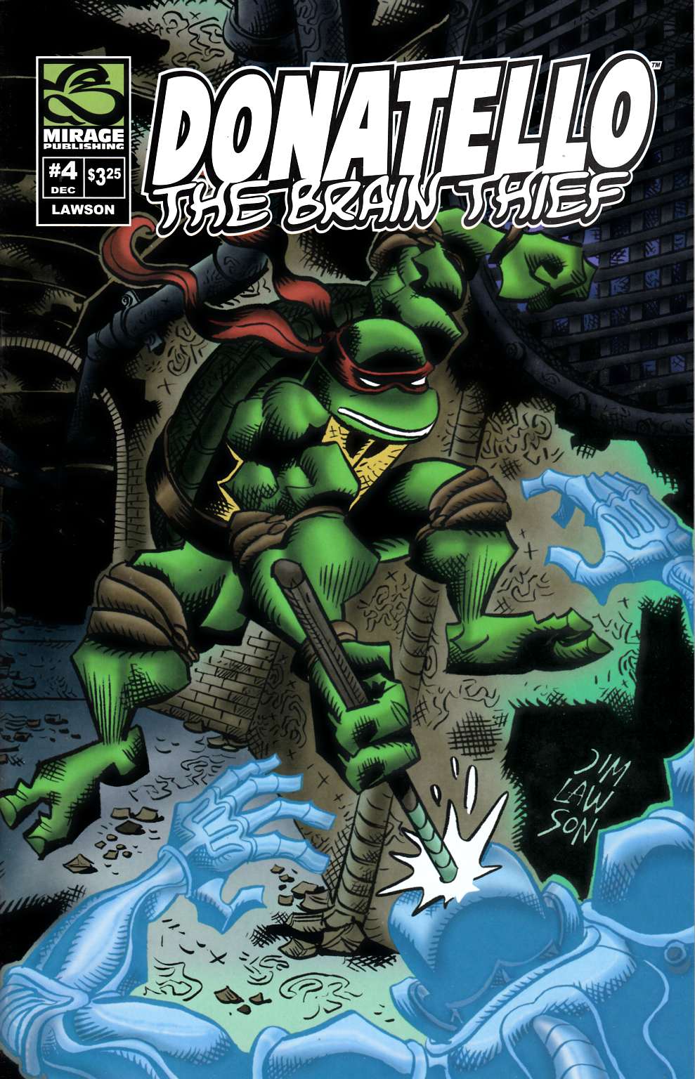 Donatello The Brain Thief #4 Near Mint (9.4) [Mirage Comic] LARGE