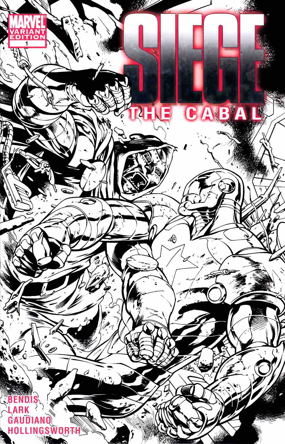 Siege the Cabal (One Shot) Davis Sketch Variant Cover Near Mint Minus (9.2) [Marvel Comic] THUMBNAIL