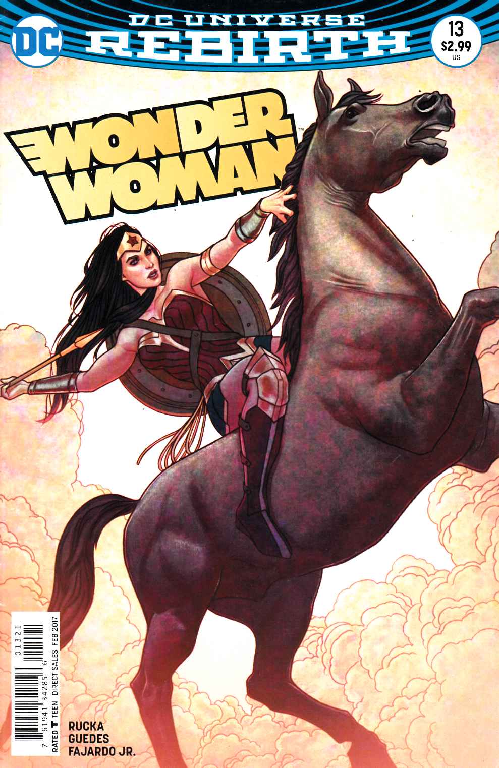 Wonder Woman #13 Frison Variant Cover Fine (6.0) [DC Comic]