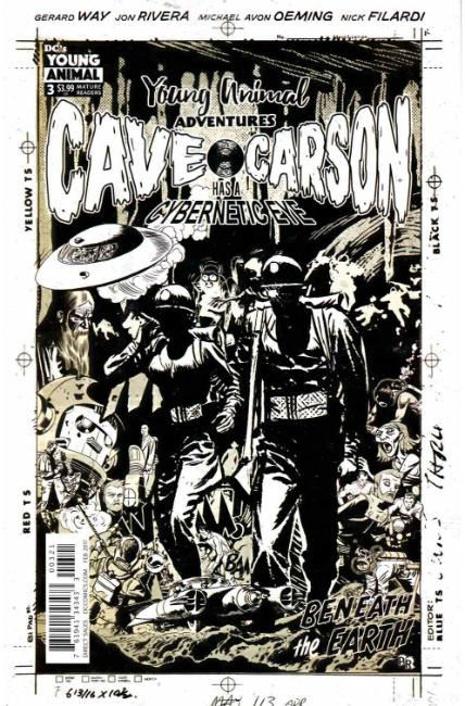 Cave Carson Has A Cybernetic Eye #3 Rentler Variant Cover [DC Comic] THUMBNAIL