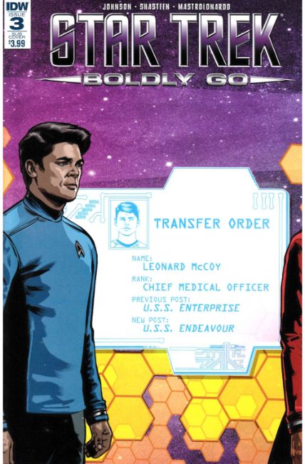 Star Trek Boldly Go #3 Subscription Cover [IDW Comic] THUMBNAIL