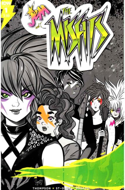 Jem and the Misfits #1 Near Mint (9.4) [IDW Comic] LARGE