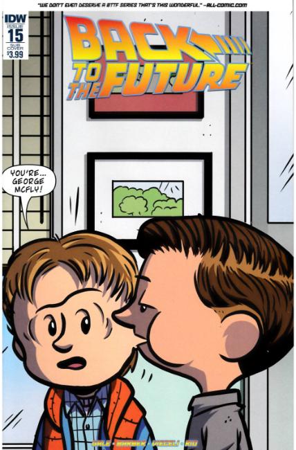 Back to the Future #15 Subscription Cover [IDW Comic] THUMBNAIL