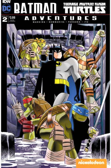 Batman TMNT Adventures #2 Subscription Cover A [IDW Comic] LARGE