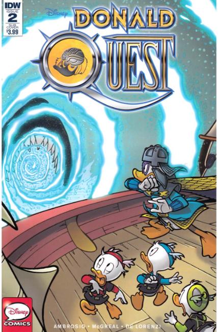 Donald Quest #2 Subscription Cover [IDW Comic] LARGE