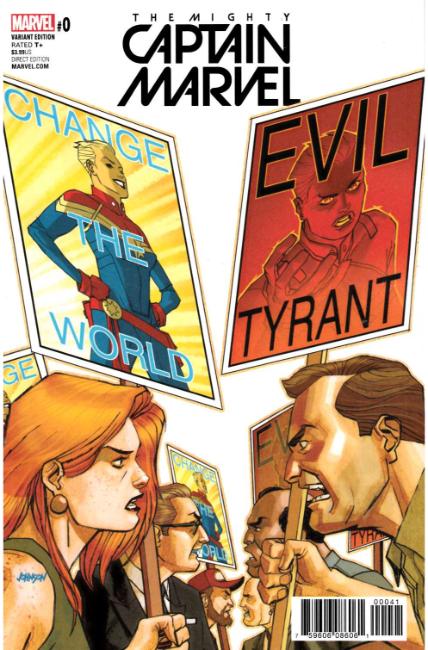 Mighty Captain Marvel #0 Johnson Variant Cover [Marvel Comic] THUMBNAIL