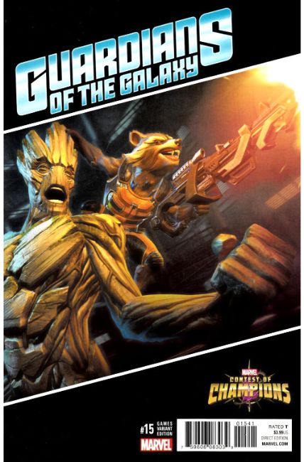 Guardians of the Galaxy #15 Games Variant Cover [Marvel Comic] LARGE