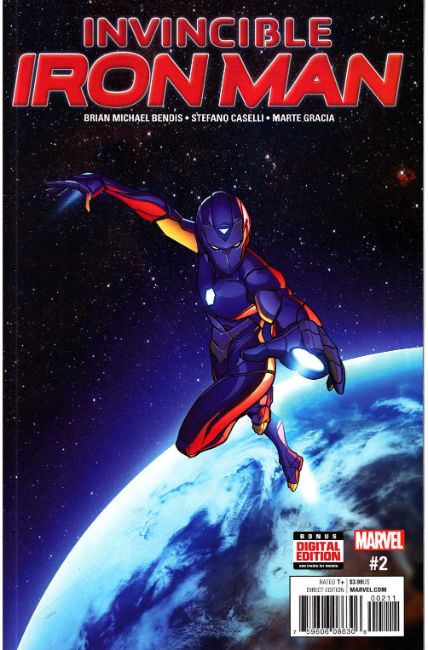 Invincible Iron Man #2 Near Mint (9.4) [Marvel Comic] THUMBNAIL