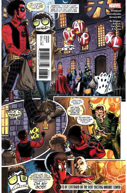 Deadpool #23 Koblish Secret Comics Variant Cover [Marvel Comic] LARGE