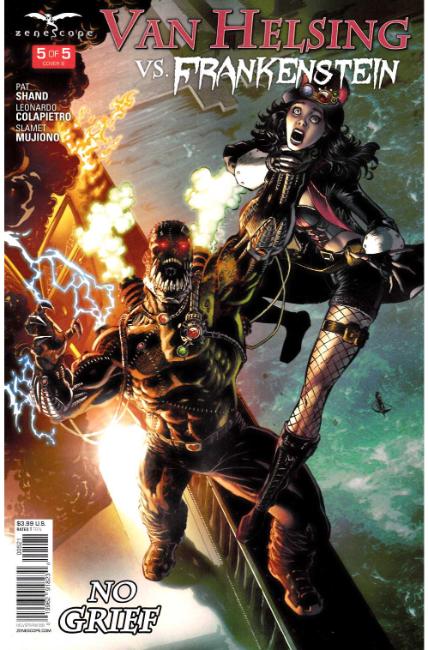GFT Van Helsing Vs Frankenstein #5 Cover B [Zenescope Comic] LARGE