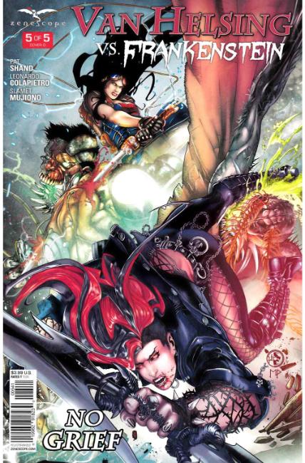 GFT Van Helsing Vs Frankenstein #5 Cover D [Zenescope Comic] LARGE