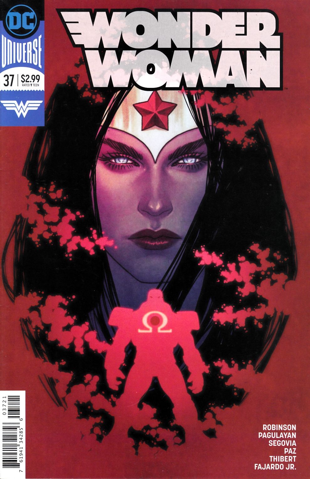 Wonder Woman #37 Frison Variant Cover Very Fine (8.0) [DC Comic]