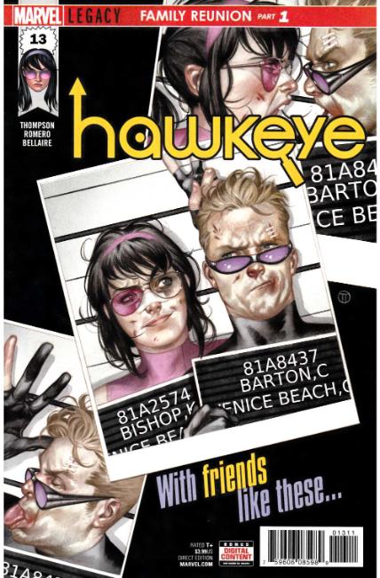 Hawkeye #13 Near Mint (9.4) [Marvel Comic] THUMBNAIL