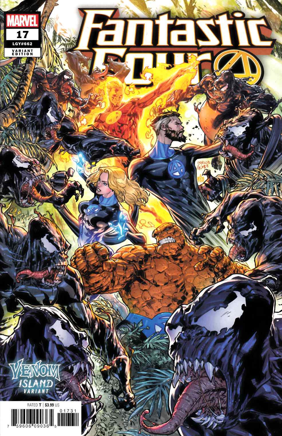 Fantastic Four #17 Venom Island Variant Cover Near Mint (9.4) [Marvel Comic] LARGE