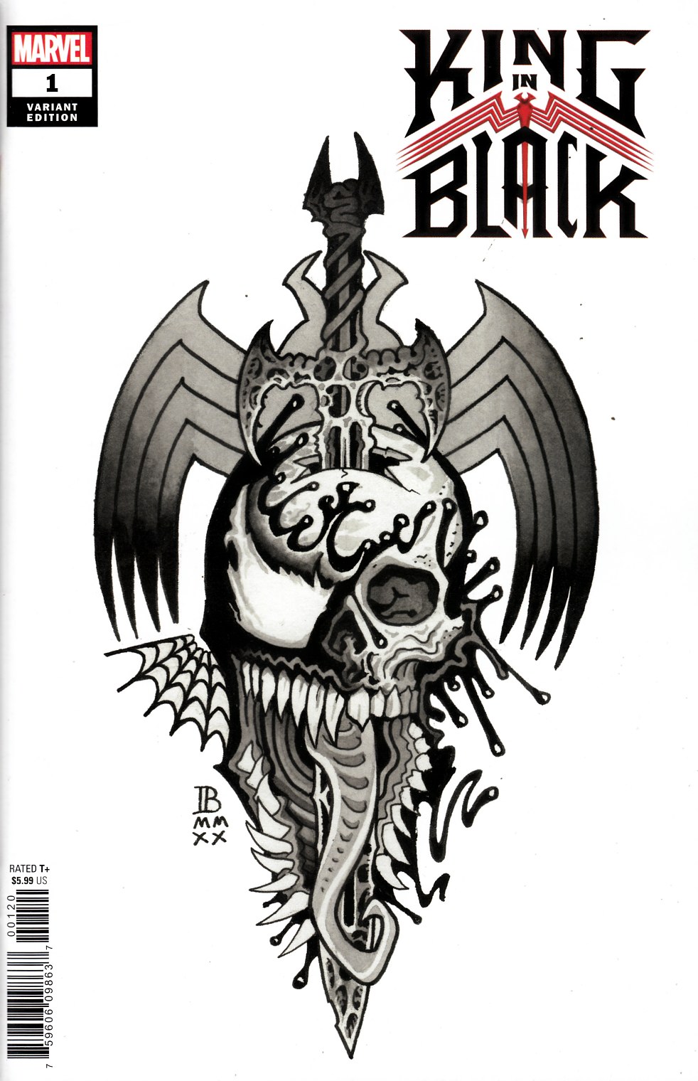 King In Black #1 Bederman Variant Cover Near Mint (9.4) [Marvel Comic] THUMBNAIL