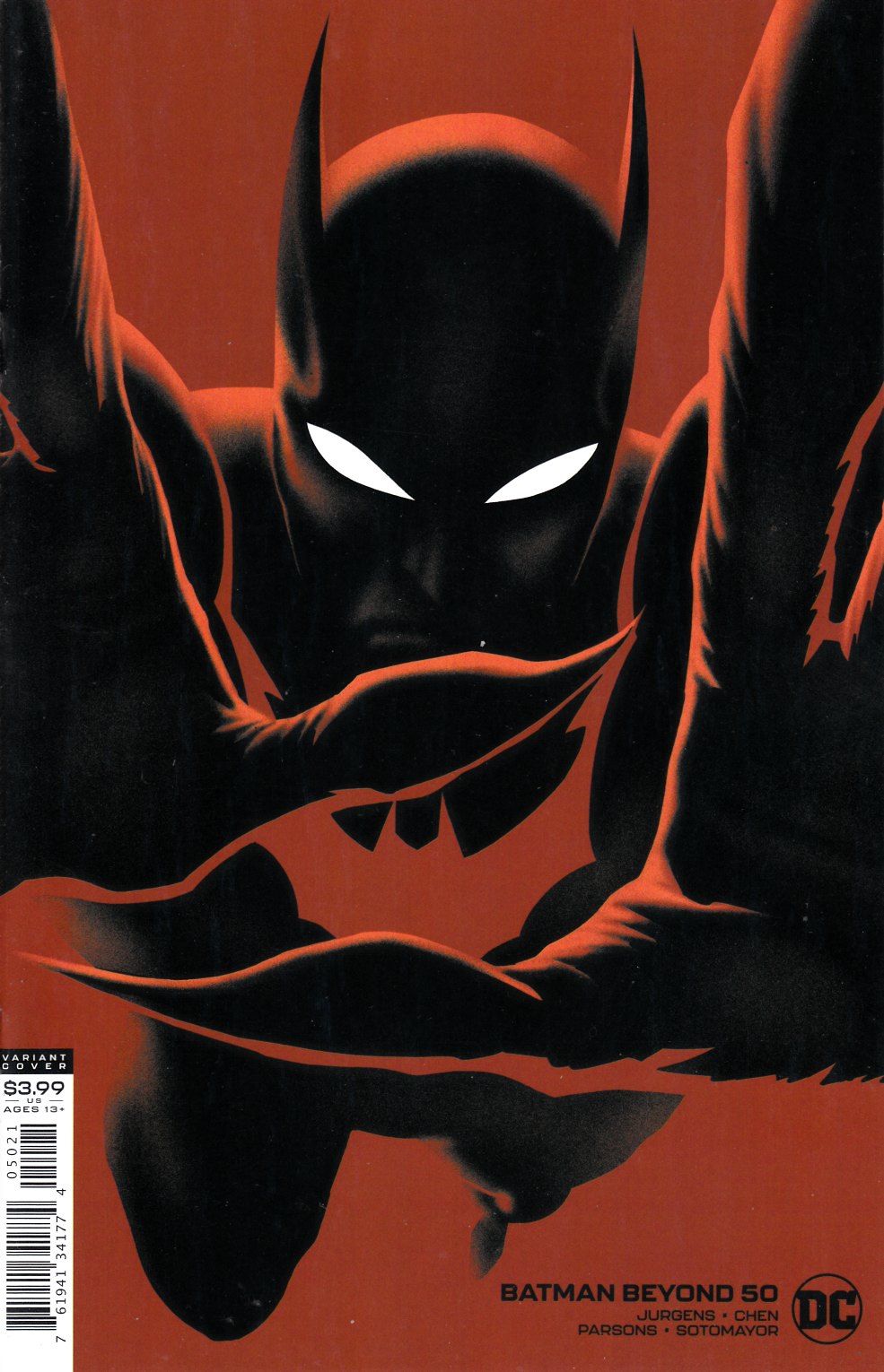 Batman Beyond #50 Manapul Variant Cover Near Mint (9.4) [DC Comic] THUMBNAIL