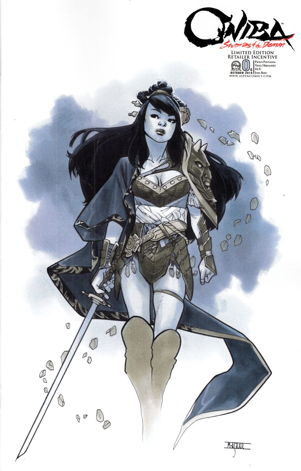 Oniba Swords of the Demon #0 Asrar Variant Cover [Aspen Comic] THUMBNAIL