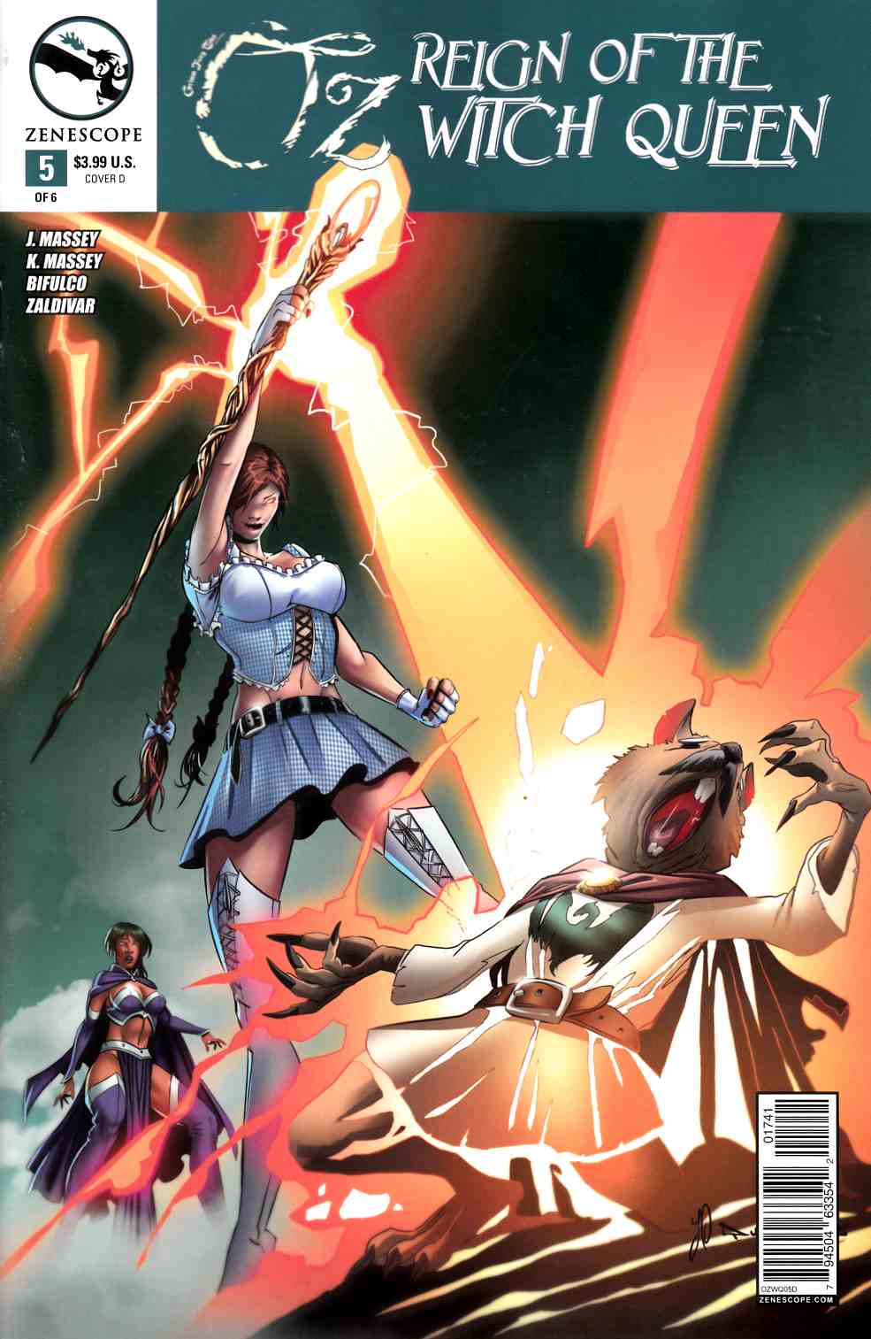GFT Oz Reign of Witch Queen #5 Cover D- Qualano [Zenescope Comic] LARGE
