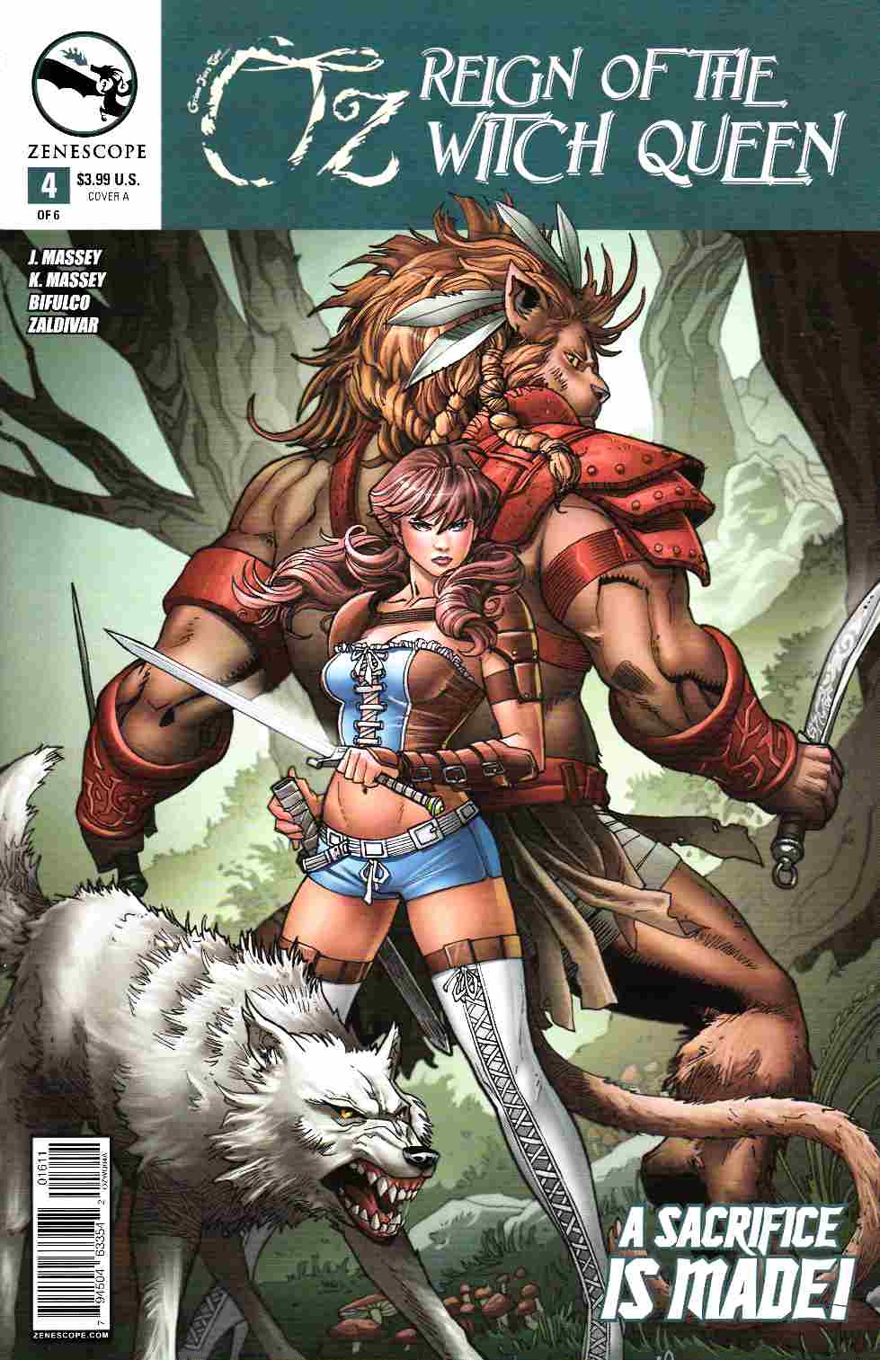 GFT Oz Reign of Witch Queen #4 Cover A- Ortiz [Zenescope Comic] THUMBNAIL
