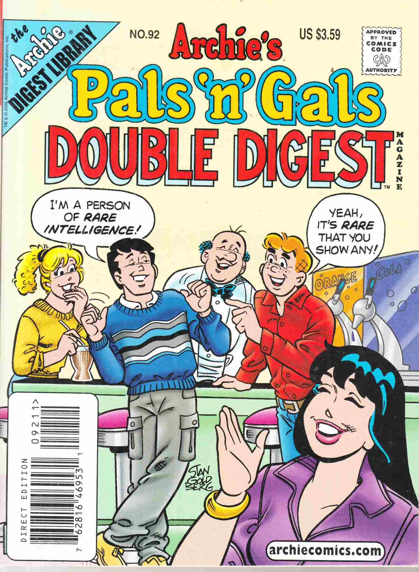 Pals N Gals Double Digest #92 Near Mint Minus (9.2) [Archie Comic] THUMBNAIL