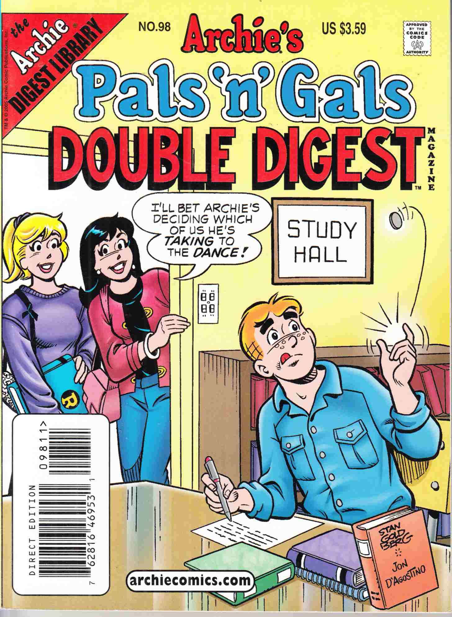 Pals N Gals Double Digest #98 Near Mint (9.4) [Archie Comic] THUMBNAIL