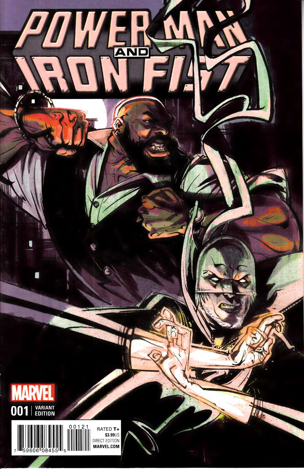 Power Man and Iron Fist #1 Visions Variant Cover [Marvel Comic] THUMBNAIL