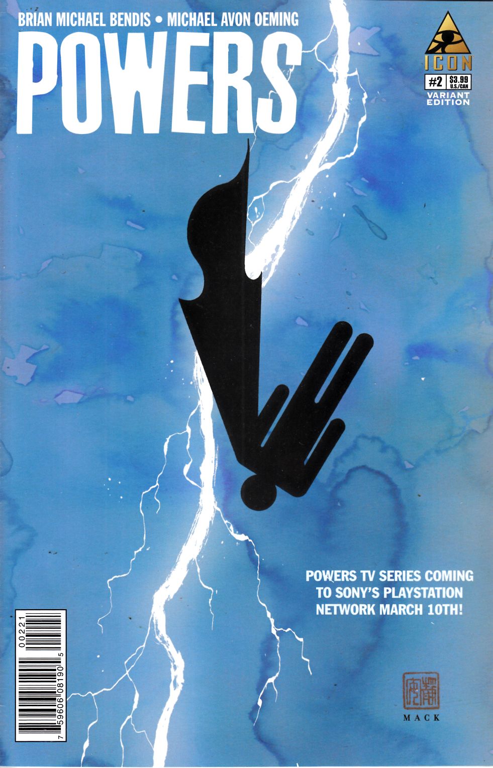 Powers #2 Mack Variant Cover [Marvel Comic] THUMBNAIL