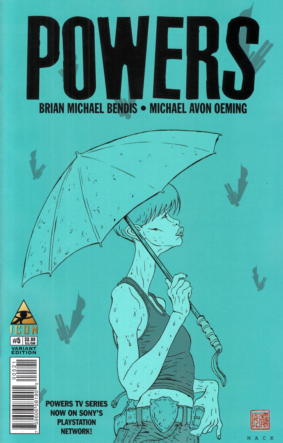 Powers #5 Mack Variant Cover [Marvel Comic] THUMBNAIL