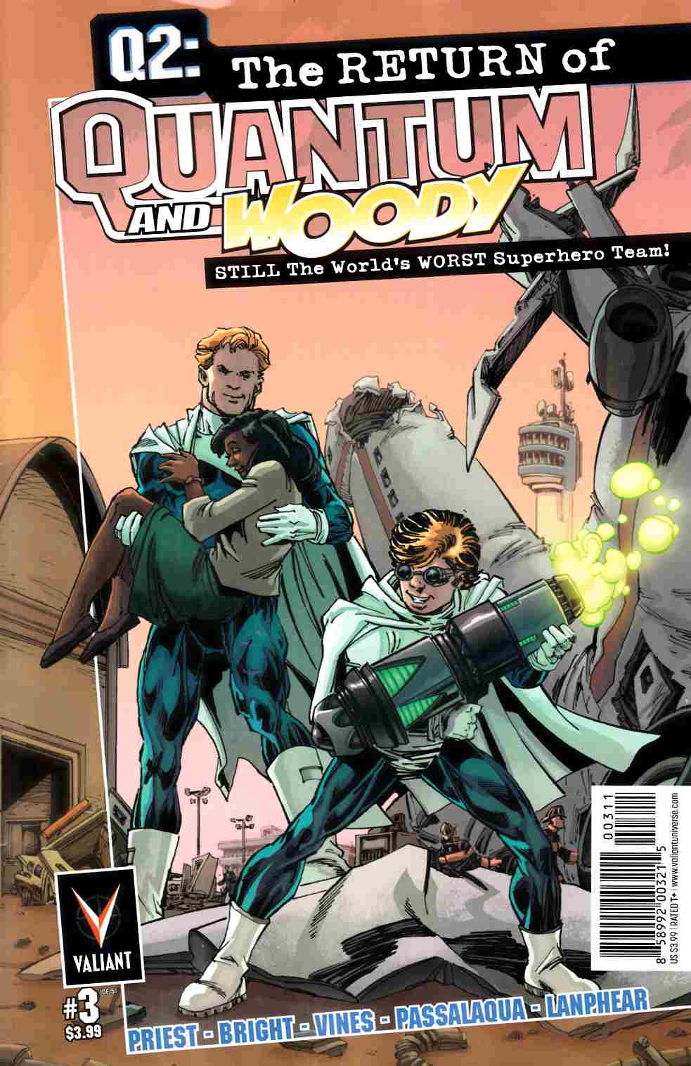Q2 Return of Quantum & Woody #3 Cover A- Bright [Valiant Comic] THUMBNAIL