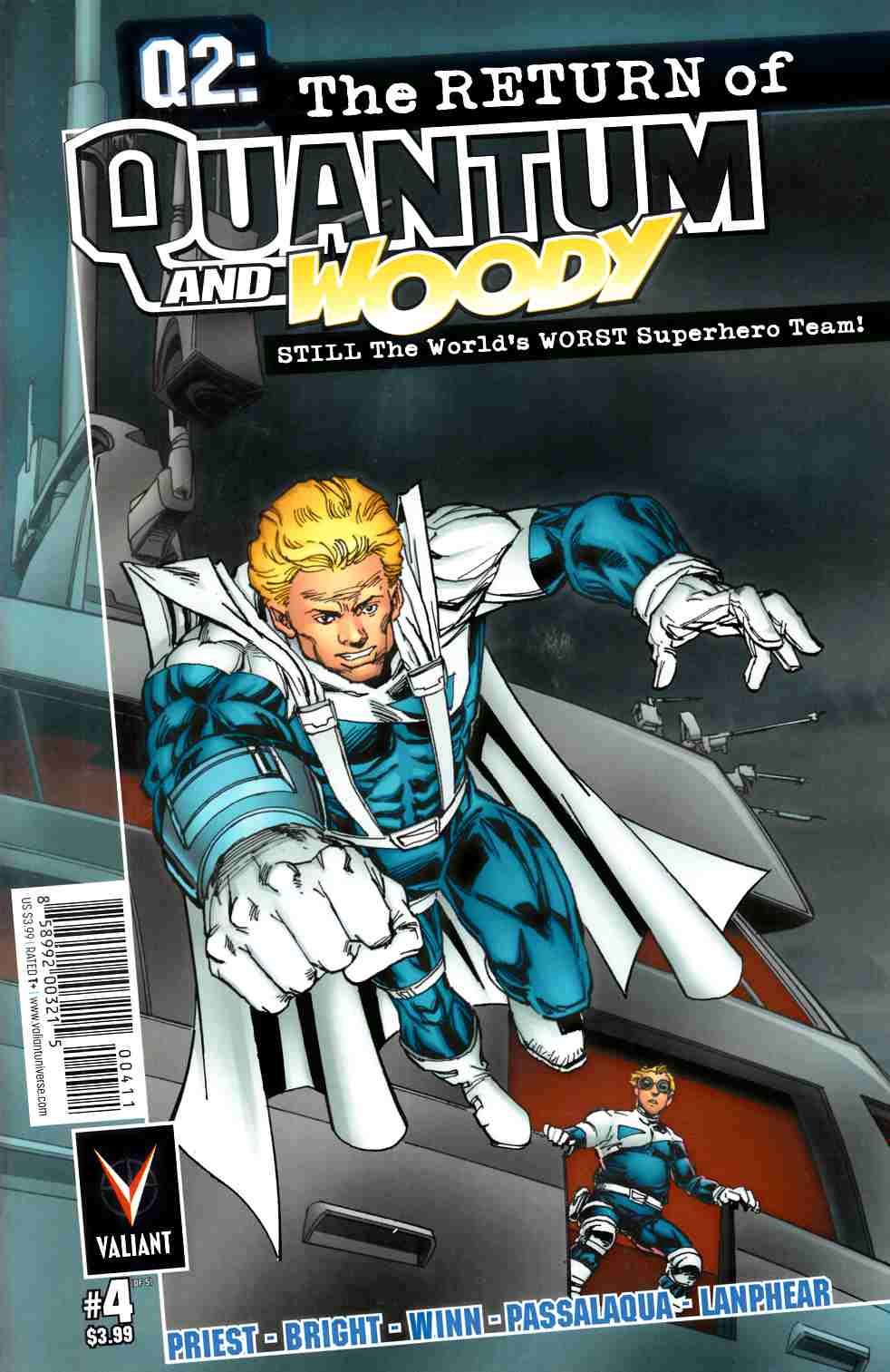 Q2 Return of Quantum & Woody #4 Cover A- Bright [Valiant Comic] LARGE