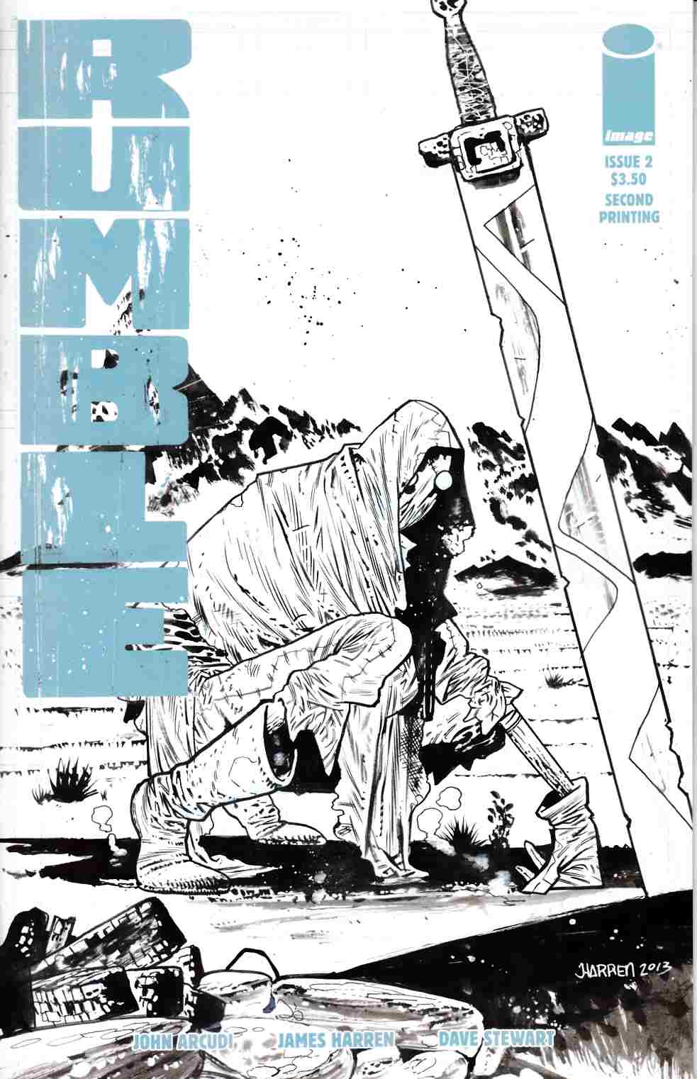 Rumble #2 Second Printing [Image Comic] LARGE