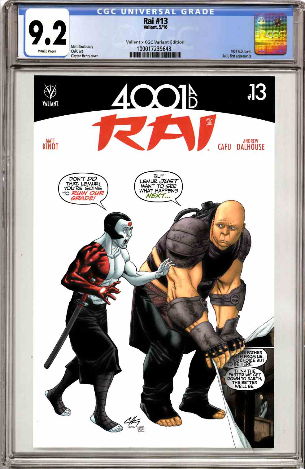 Rai #13 Cover C [Valiant Comic] THUMBNAIL