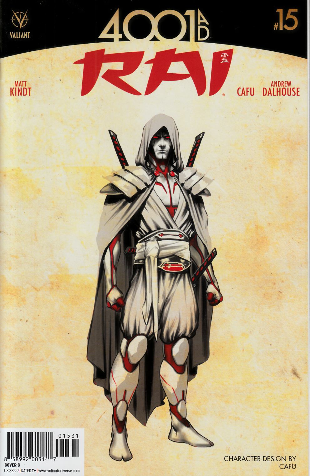 Rai #15 Cover C- Character Design Variant [Valiant Comic] THUMBNAIL