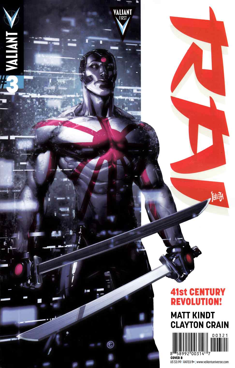 Rai #3 Cover B- Crain [Comic] THUMBNAIL
