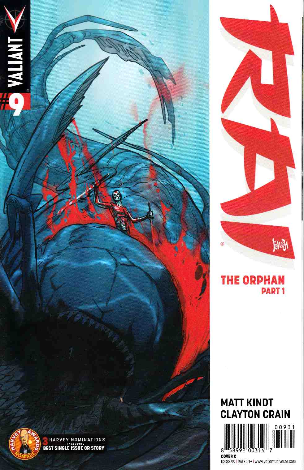 Rai #9 Cover C- Rossmo [Valiant Comic] THUMBNAIL