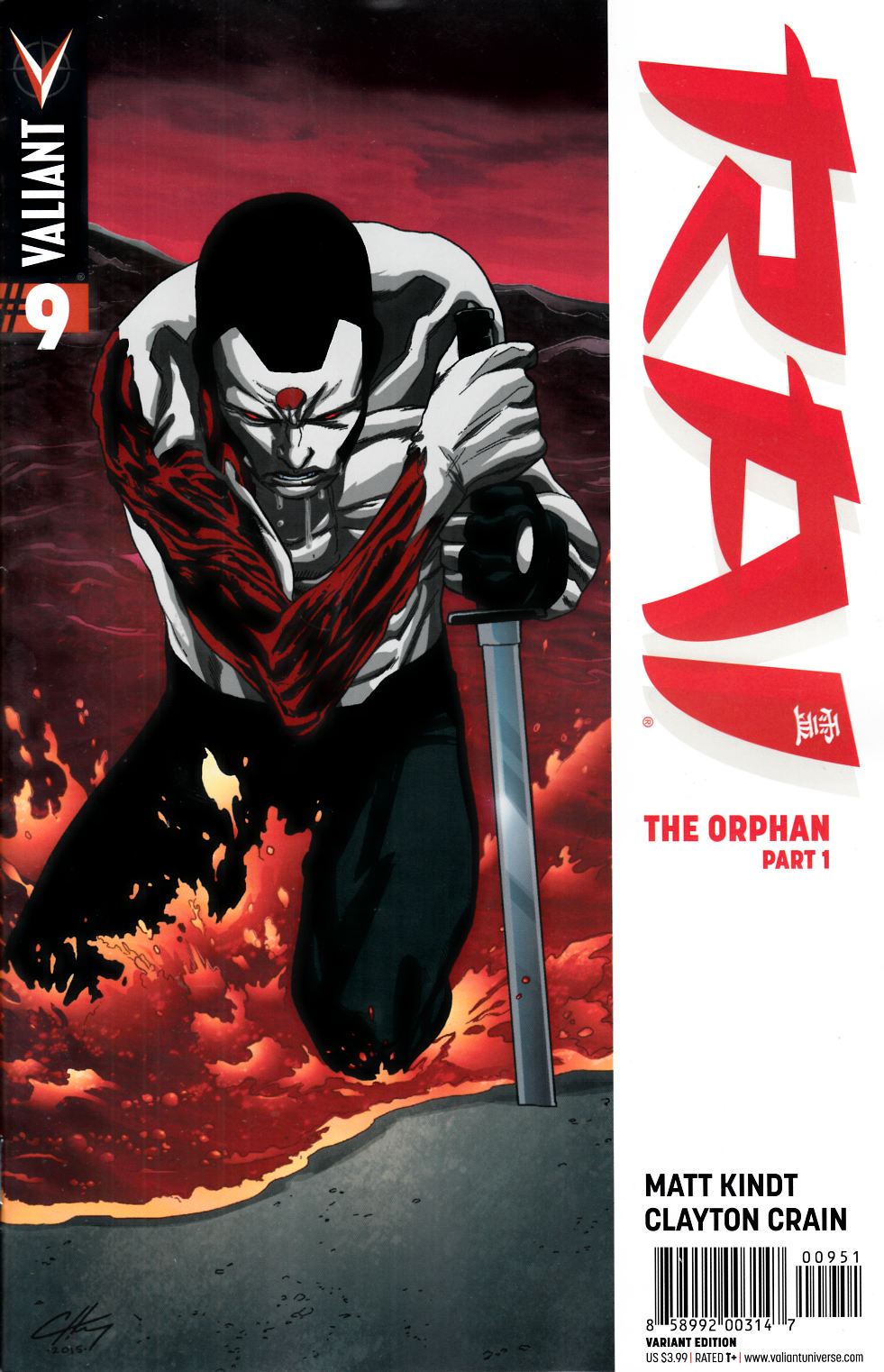Rai #9 Cover E- Henry Variant [Valiant Comic] THUMBNAIL