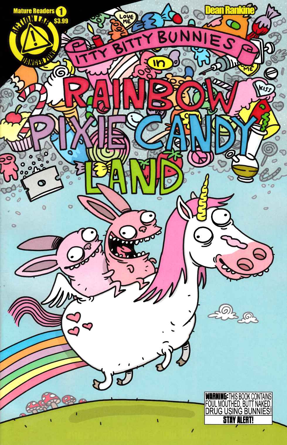 Itty Bitty Bunnies In Rainbow Pixie Candy Land #1 Main Cover [Comic] THUMBNAIL