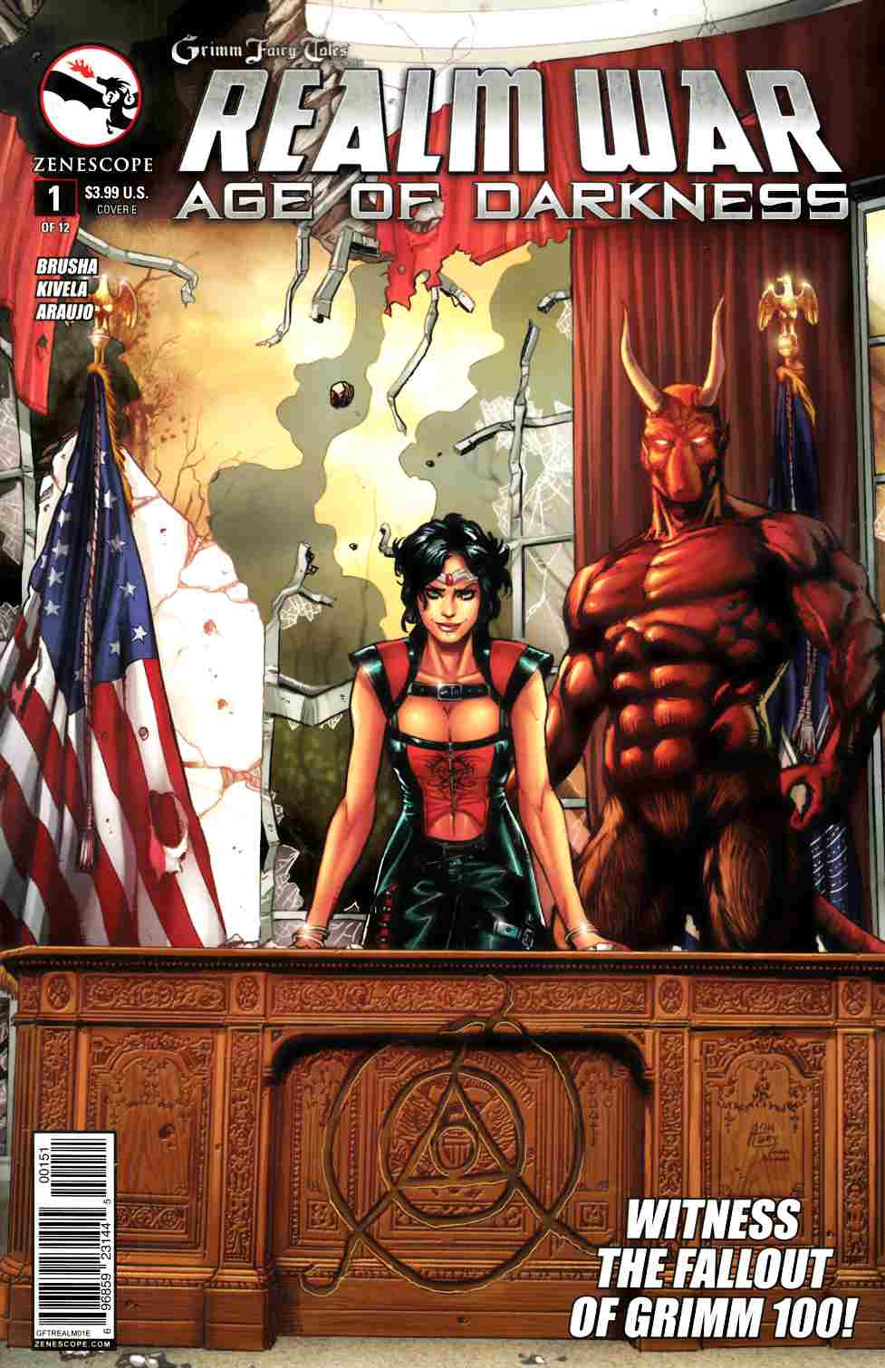 GFT Realm War #1 Cover E- Spay [Zenescope Comic] THUMBNAIL
